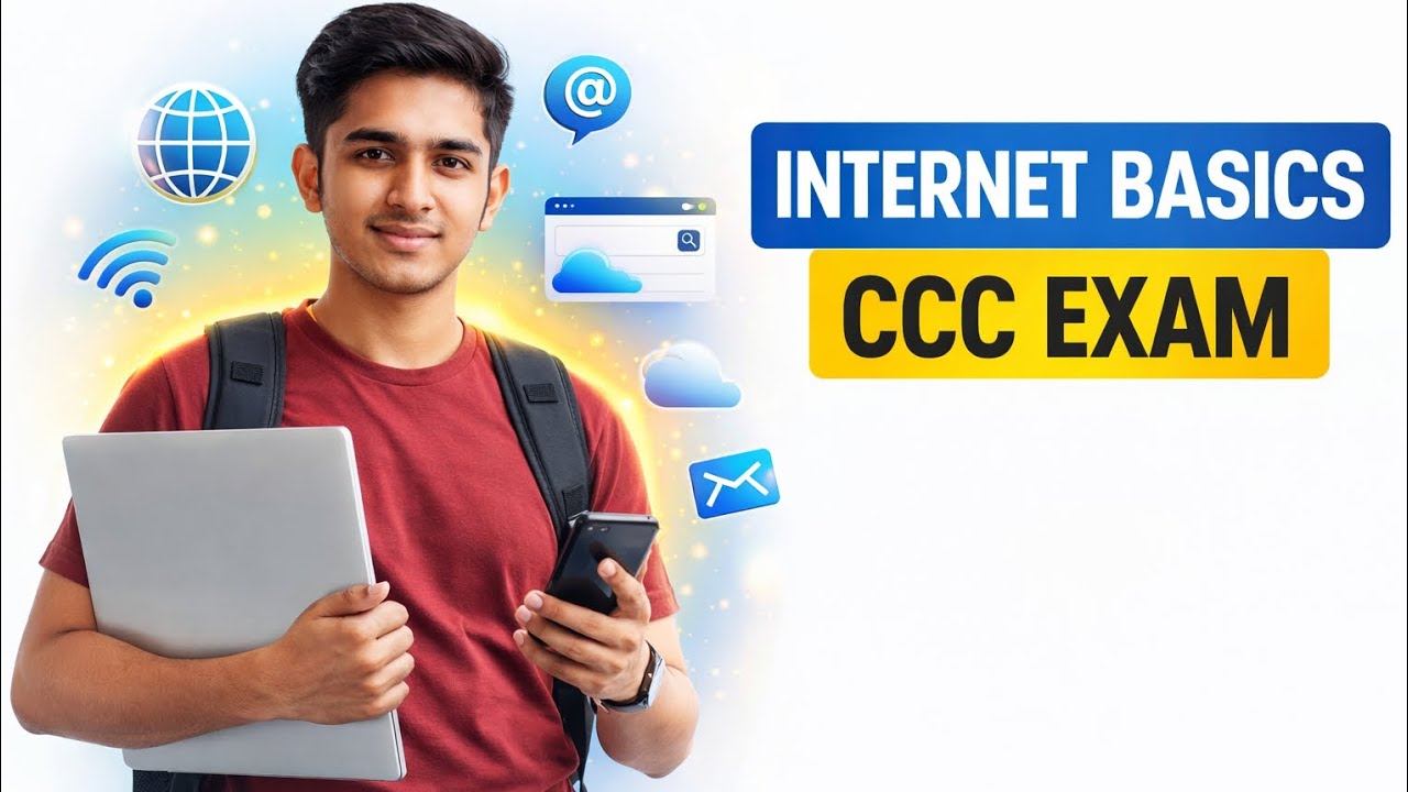 🔥 Internet Basics in Hindi | CCC Exam 2026 में 100% आने वाला Topic