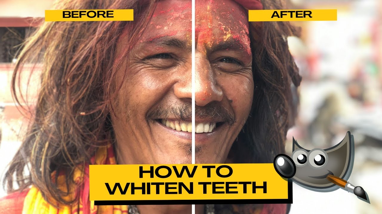 How to Easily Whiten Teeth in GIMP (3-Minute Tutorial)