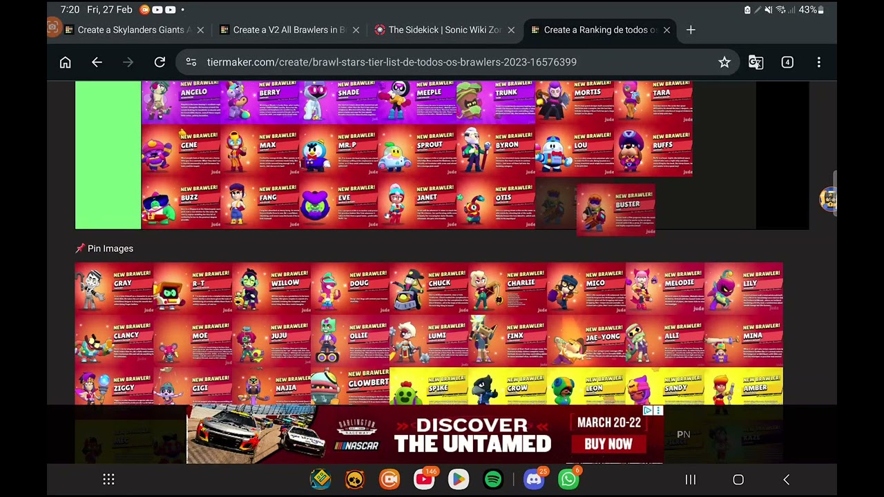 The objective brawl stars tier list