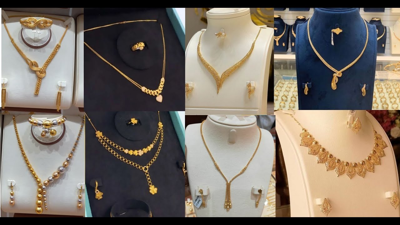 Light Weight Stylish Necklace Design Collection