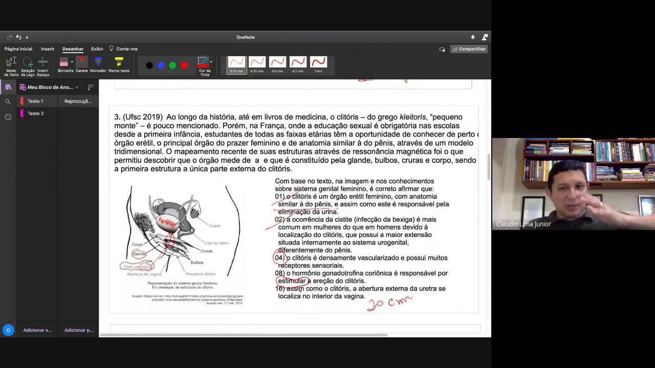 REPRODUÇÃO HUMANA - Resolução de Questões