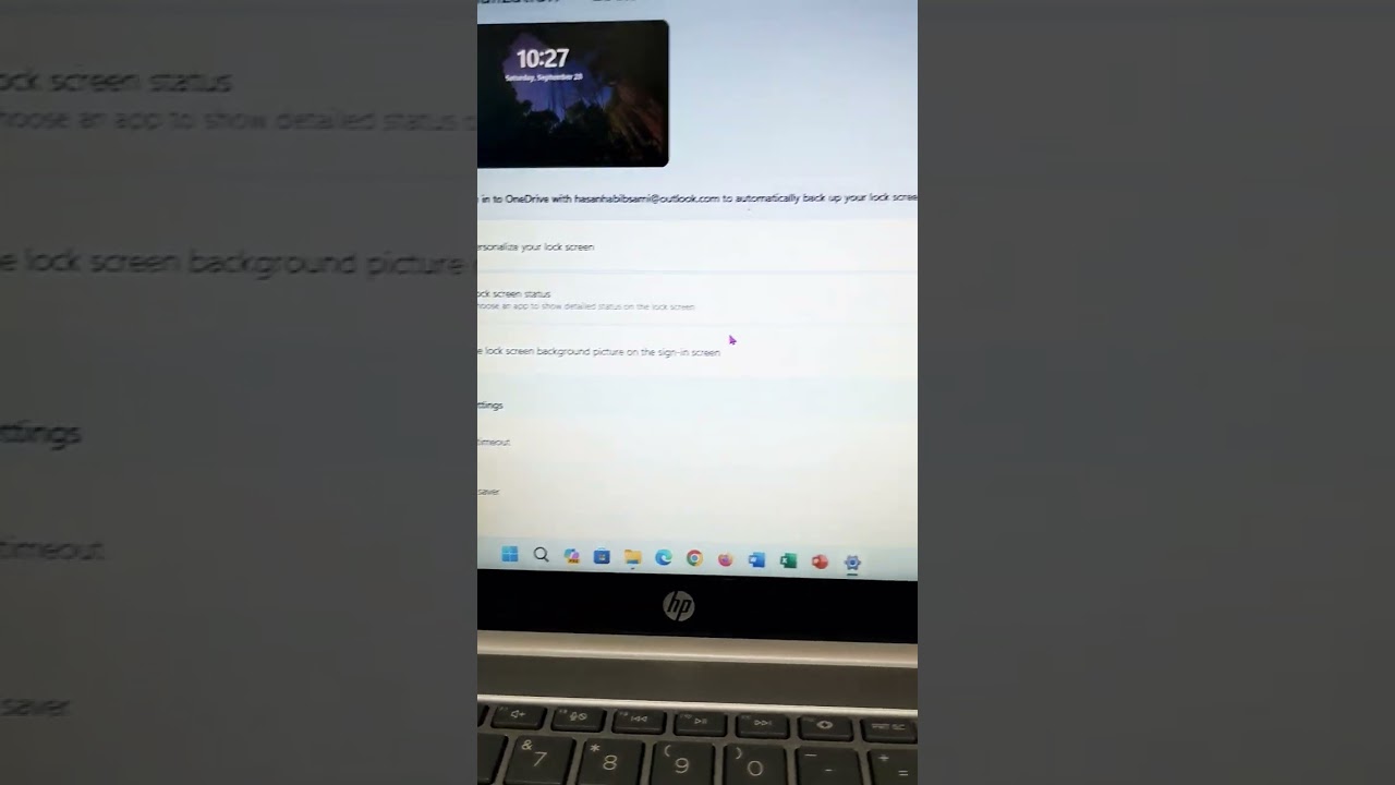 How to Change Lock Screen Picture in Laptop windows 11- 2024  #hp #laptop