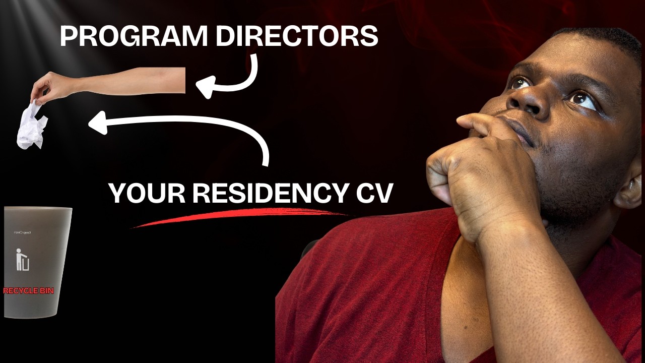 Your ERAS CV in 60 Seconds: What PDs REALLY Look For