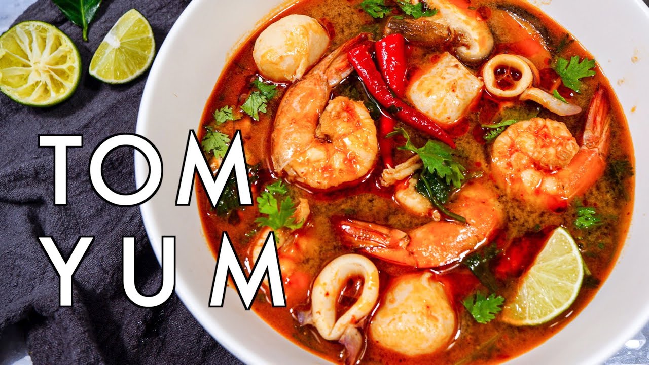 The ULTIMATE Seafood Tom Yum from Scratch!