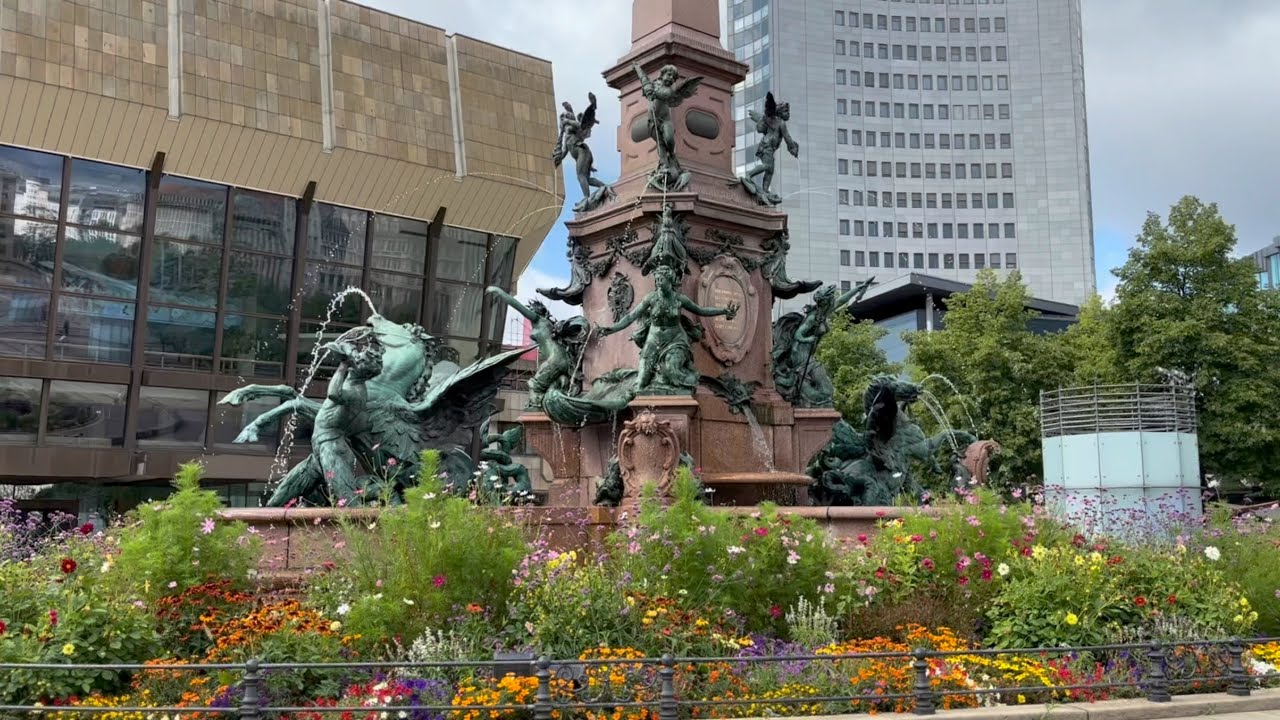 Leipzig- Saxony, Germany | Walking Tour 2024 | 4K Travel Guide