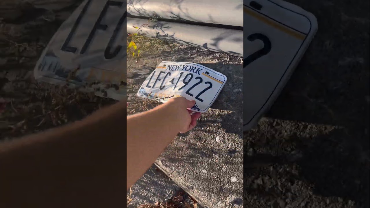 NEW YORK LICENSE PLATE FIND!!!!!!!!!!!!
