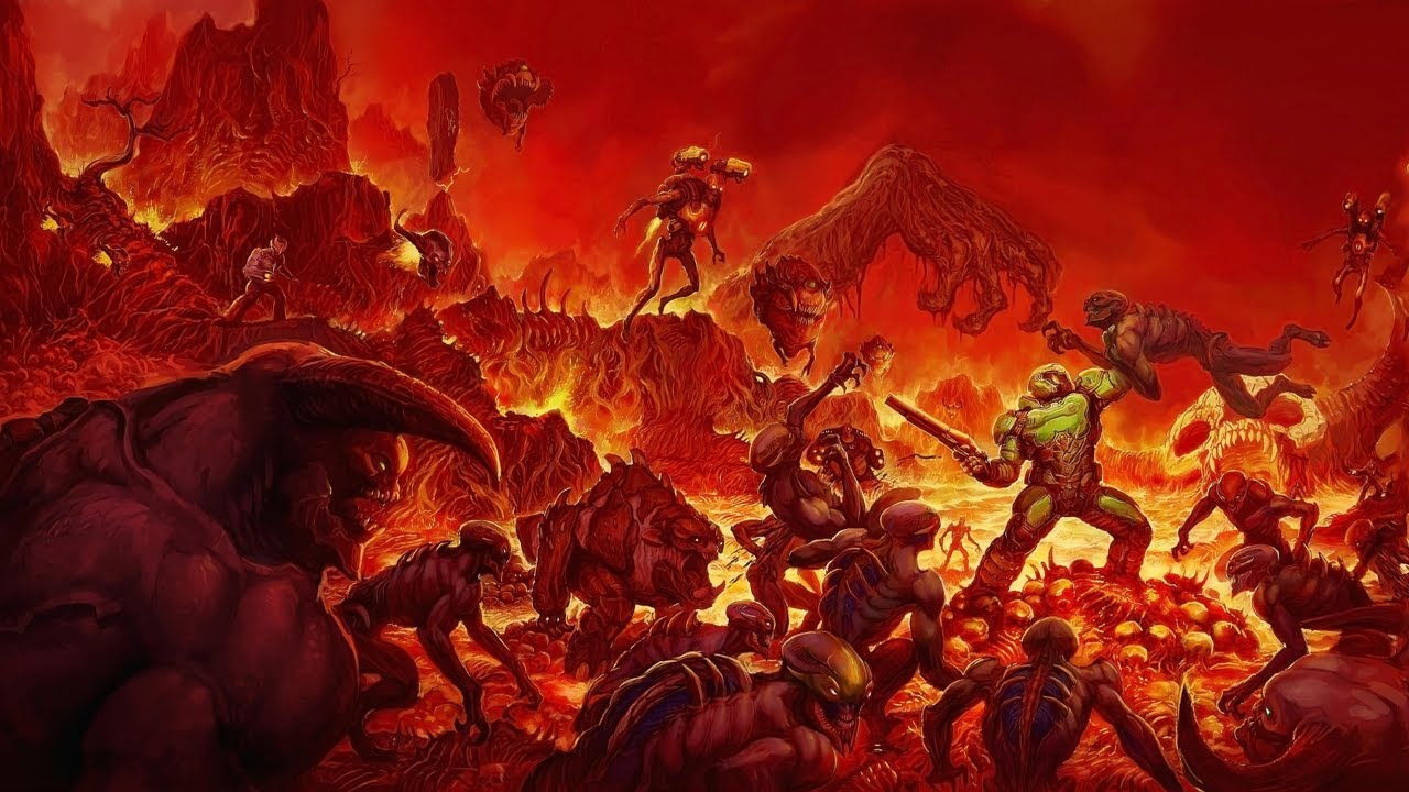 DOOM's Hell Choir, extended and seamless loop