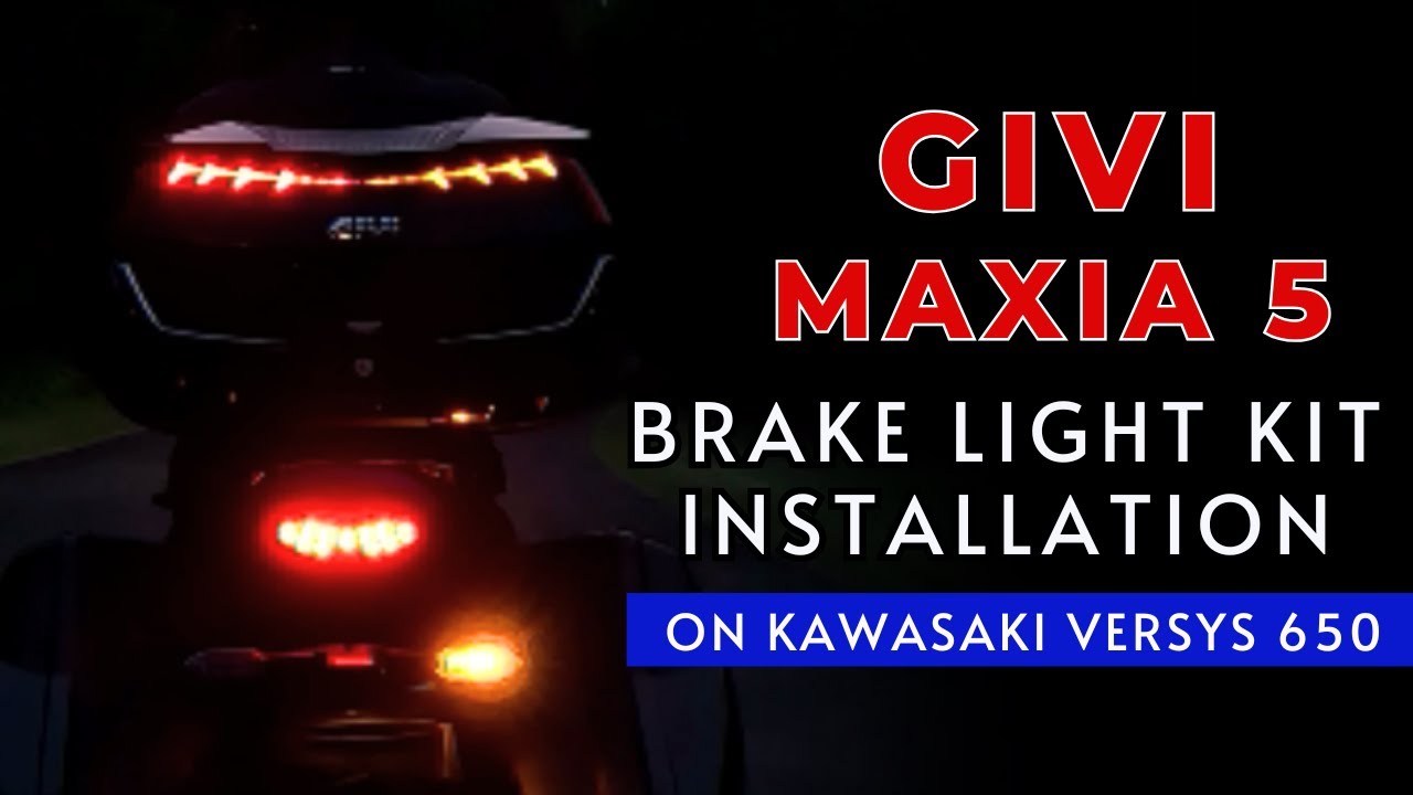 Установка комплекта освещения Givi Maxia 5