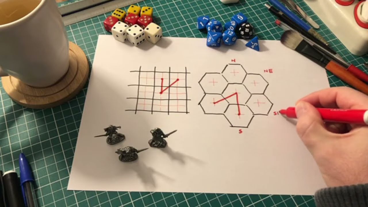 Mapa quadriculado ou hexagonal? ⚡️