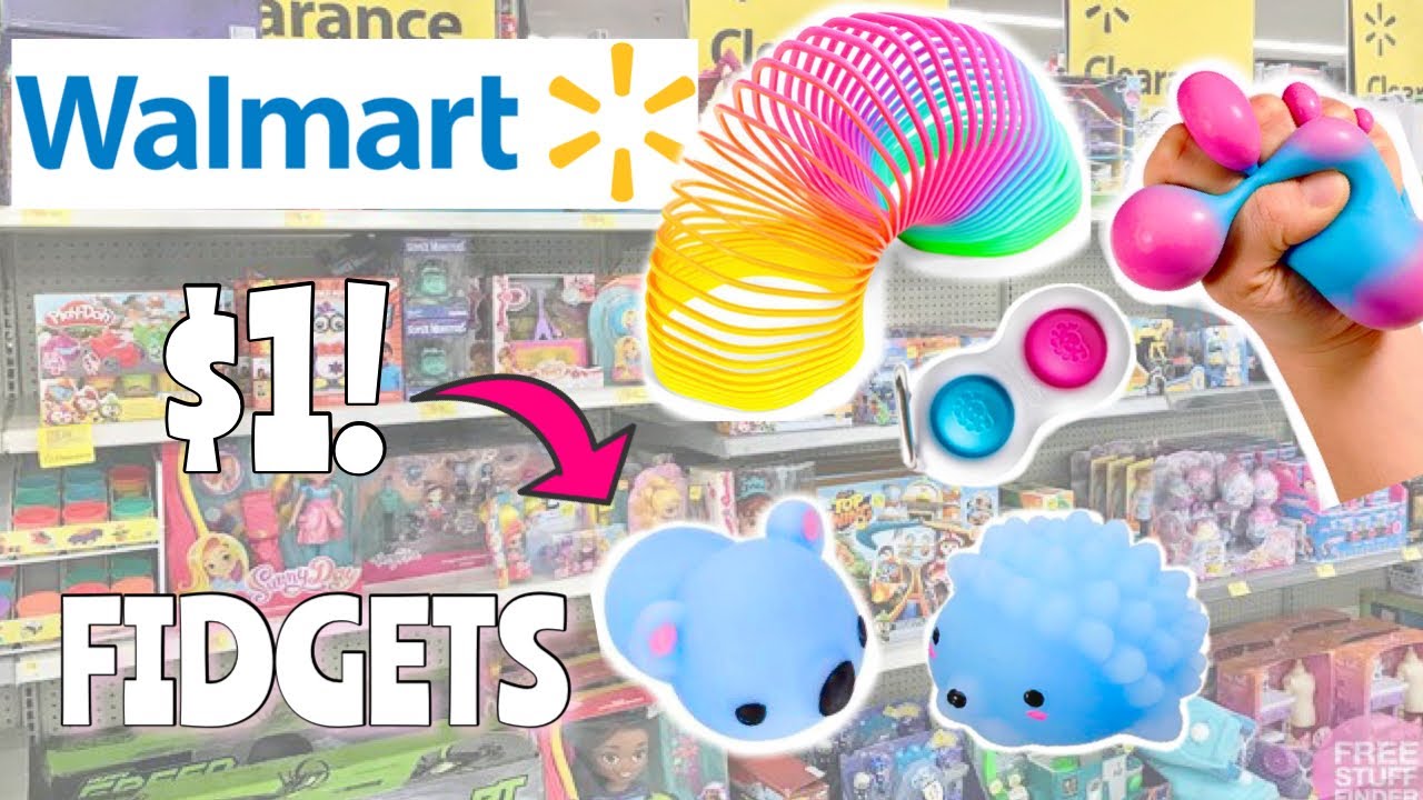 FIDGET SHOPPING AT WALMART!  Extreme Fidget Toy Hunting 🤑😍 Stress Balls, Noodles, Slime & more!