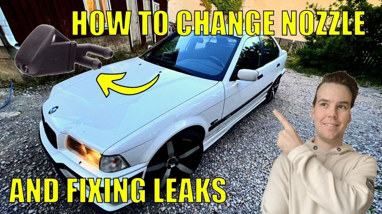 How To Fix Windshield Washer System Leaks (BMW E36)