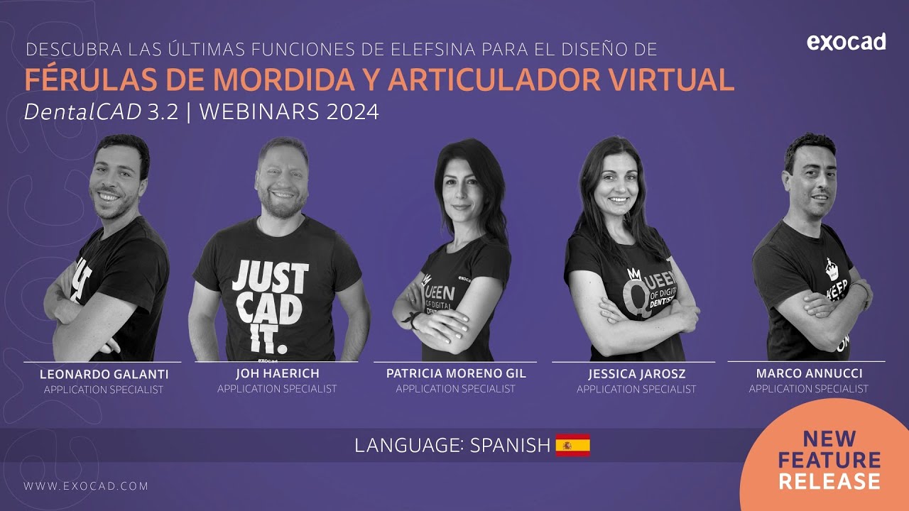 exocad DentalCAD 2024 WEBINAR - Diseño de férulas de mordida y articulador virtual (ES)