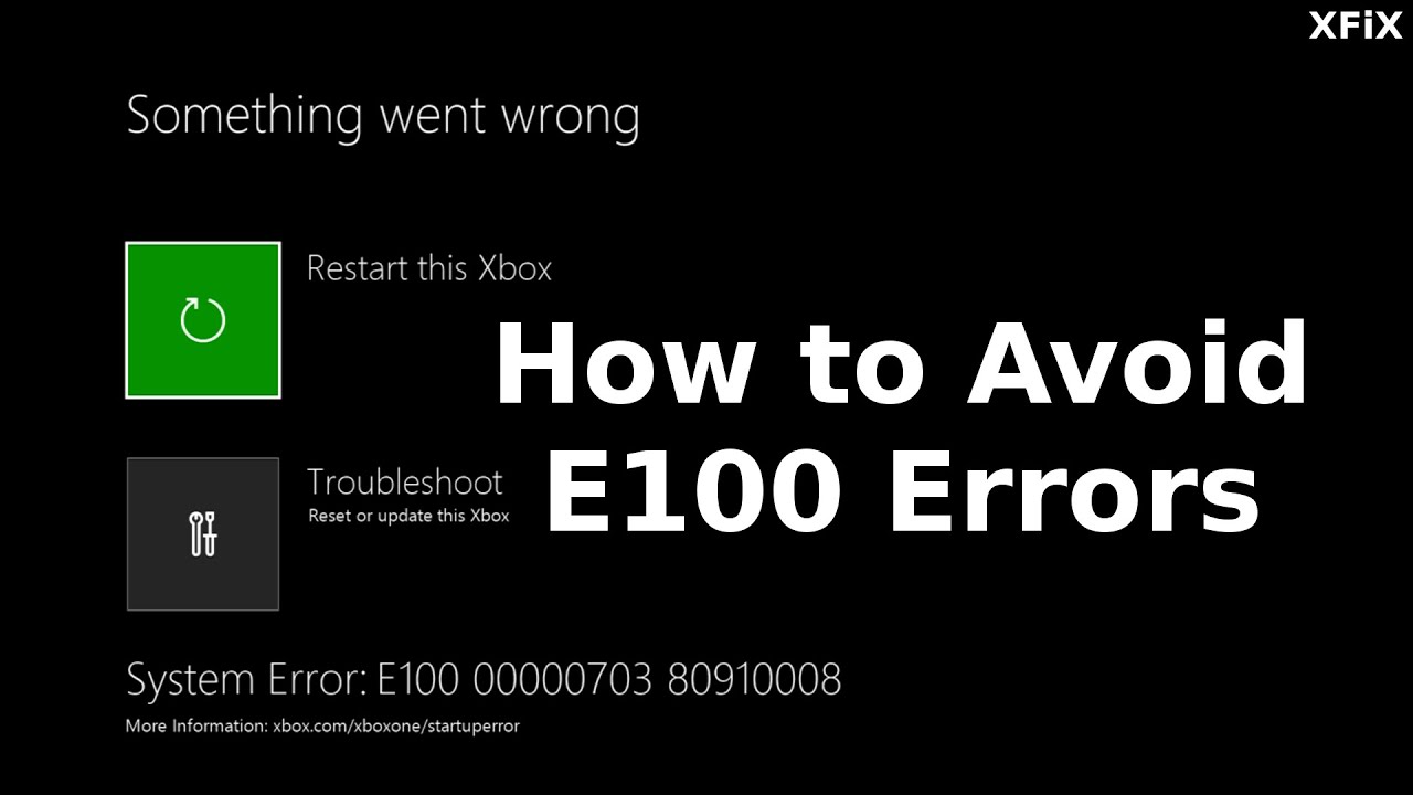 Is the Xbox One E100 error the equivalent of the Xbox 360 red ring of death?