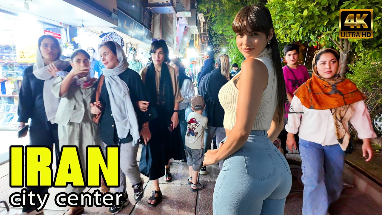 Lotf Ali Khan Zand Street Walking Tour | 4K City Stroll in Shiraz