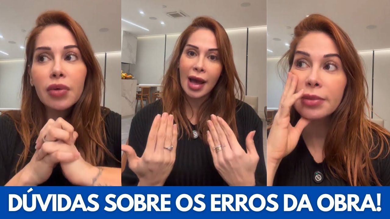 MAIRA TIRA D&Uacute;VIDAS SOBRE OS ERROS DA OBRA 