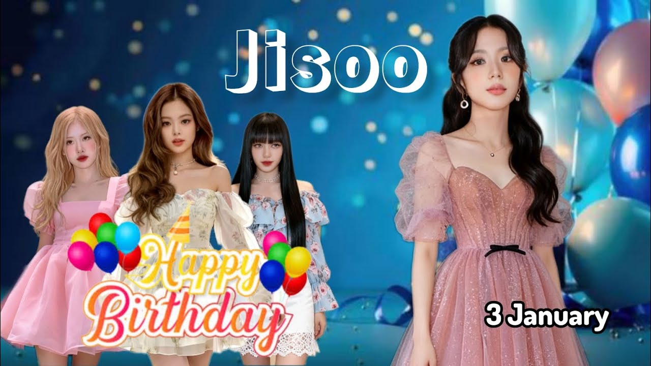Black pink jisoo birthday ( 3 January )ai video// 블랙핑크 ( please I want 1k views on it for JISOO 🎀) 