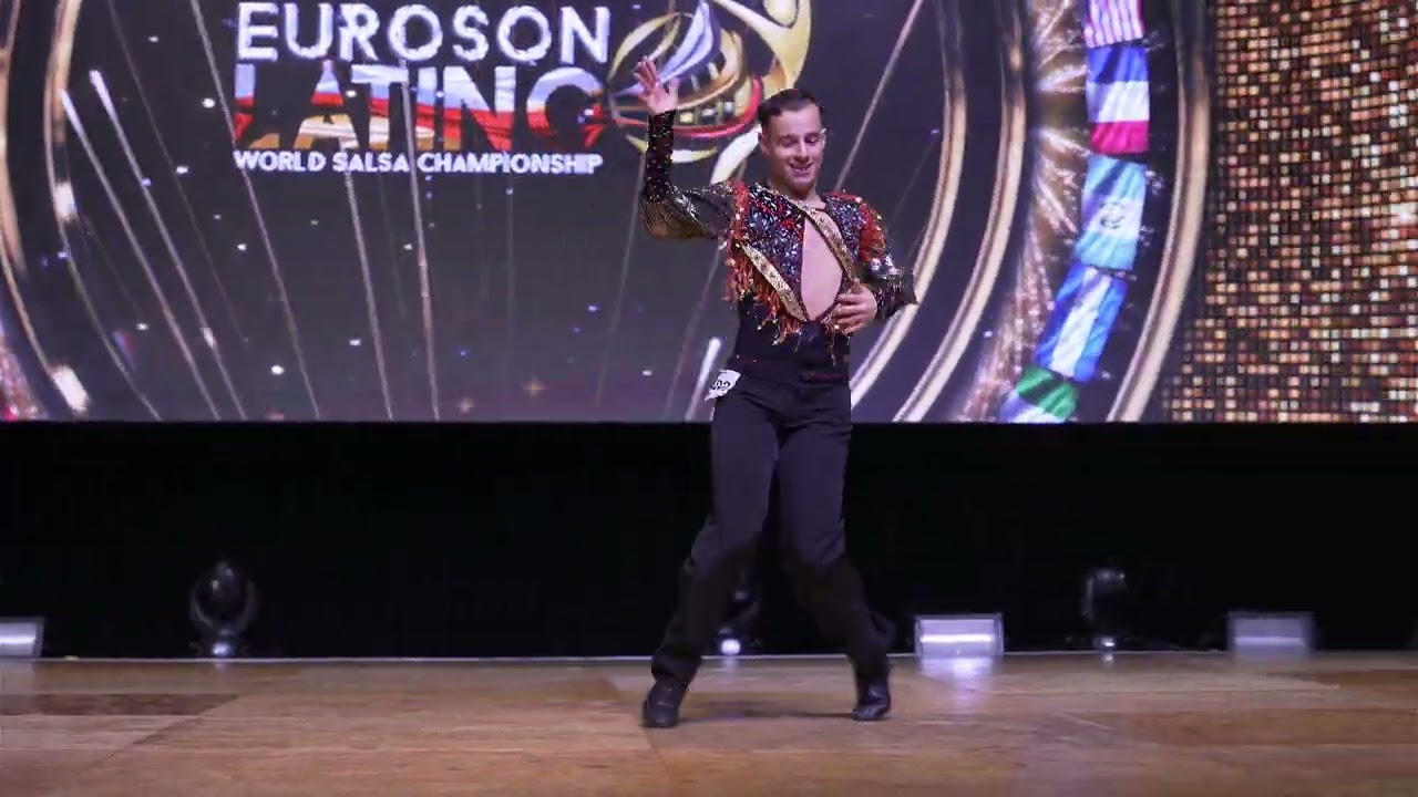 Euroson Latino World Salsa Championship 2025  2 do Lugar Profesional. Nahuel Álvarez Ruiz 