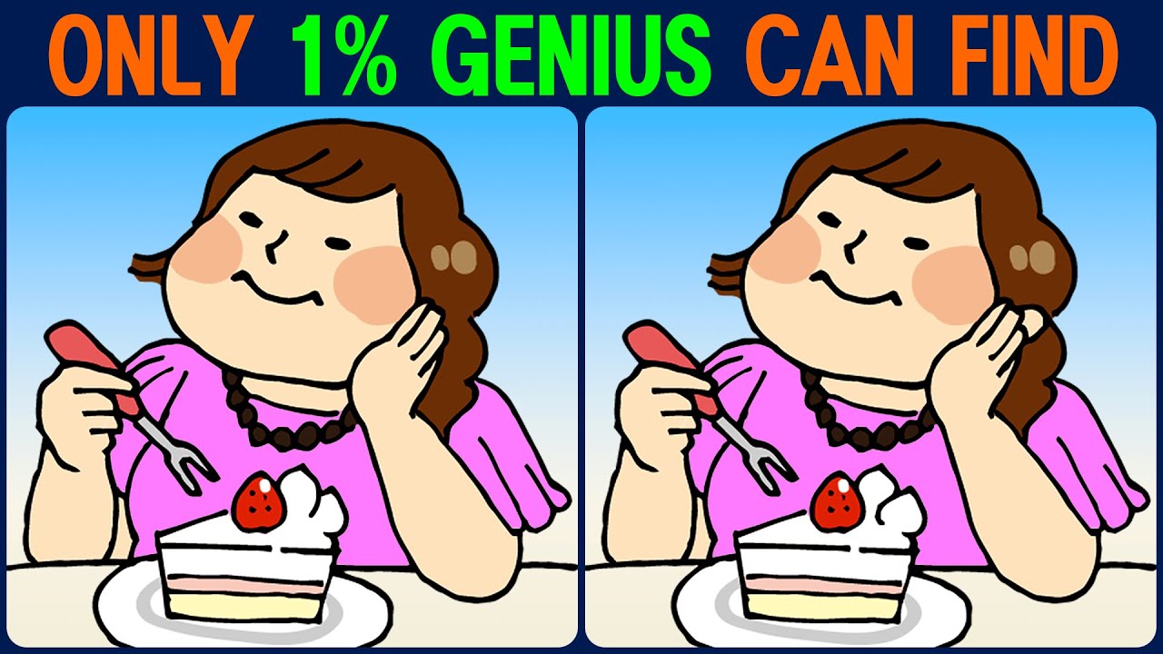 【Find the Difference】 If you've found them all, you're a concentration genius!