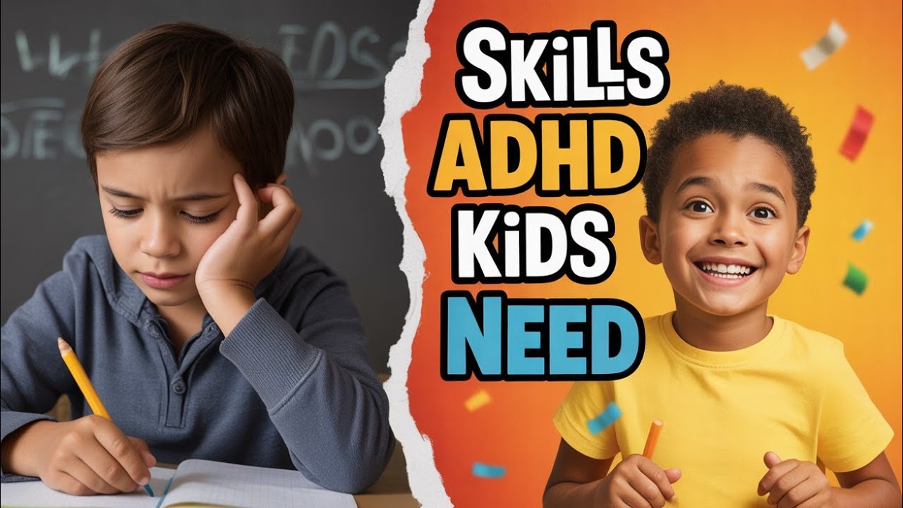 The 2 MOST Important Skills ADHD Kids Need For BETTER Grades (plus 7 FIXES)