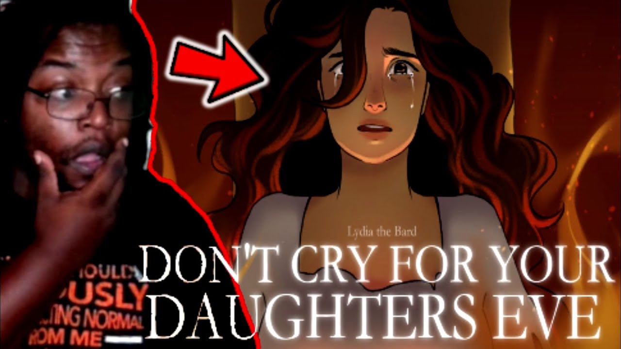 Lydia the Bard - Don't Cry for your Daughters Eve (Official Animatic Music Video) DB Reaction