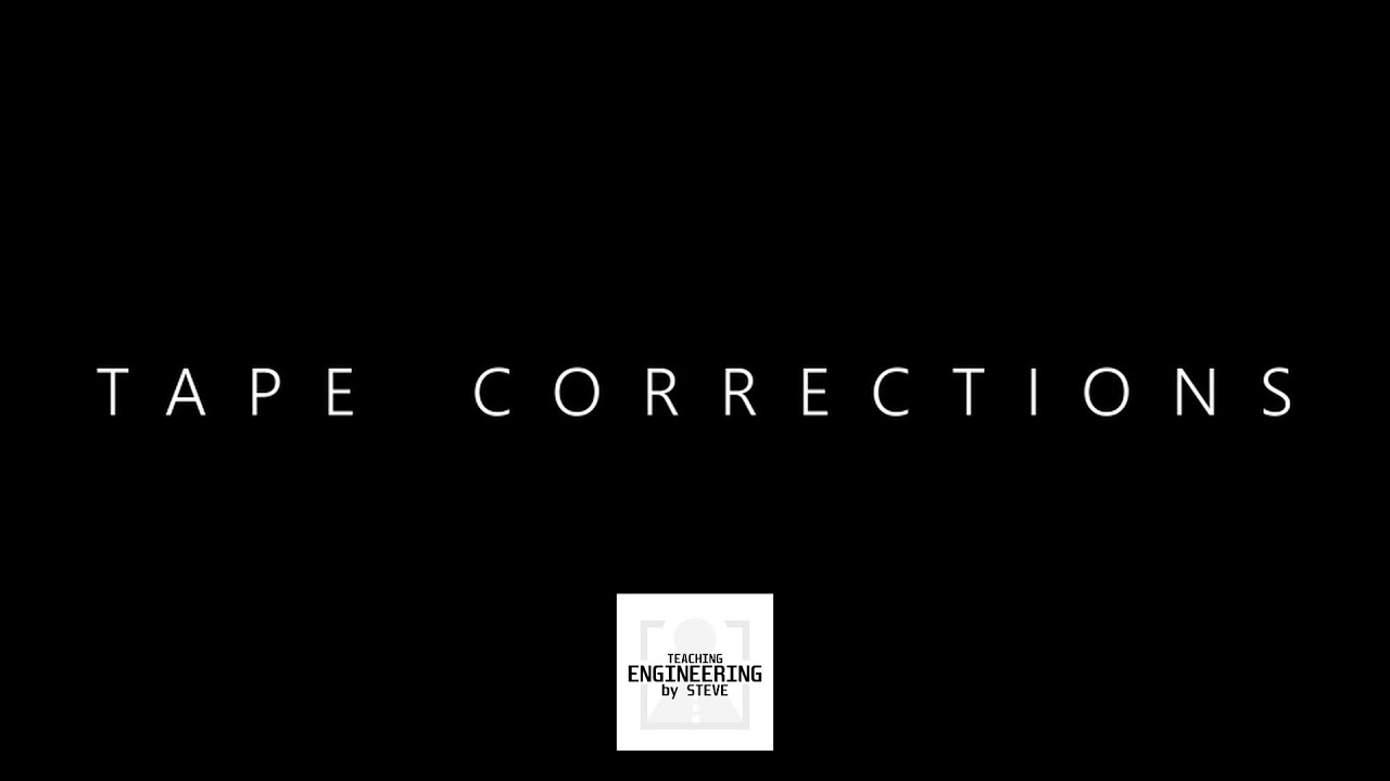 Tape Corrections | Fundamentals of Surveying | TEbS