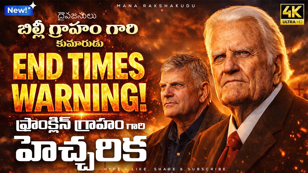 దైవజనులు బిల్లీ గ్రాహం గారి కుమారుడు Franklin Graham's End Times Warning ! #billygraham #endtimes