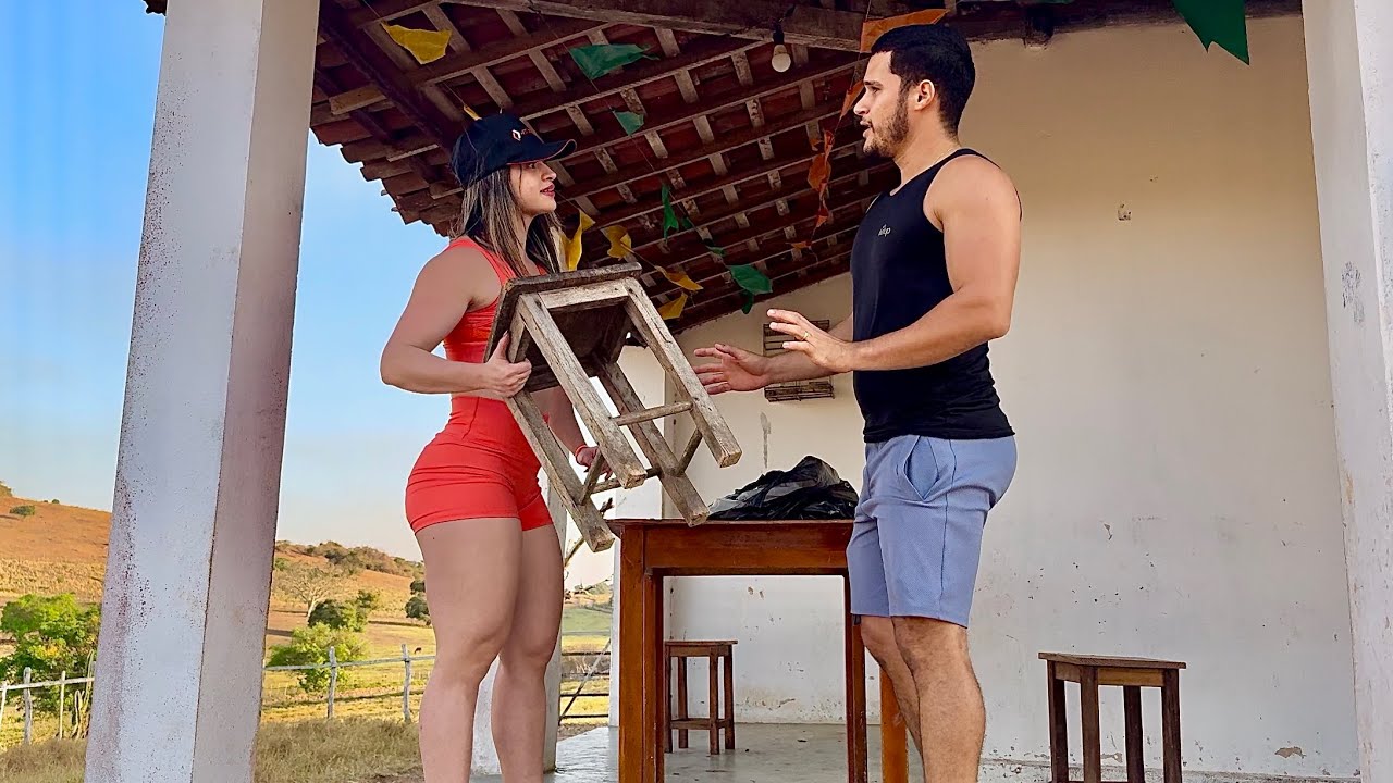 LEÔNCIO LEVA MULHERES PARA O SÍTIO E THAMIRES FICA MUITO BRAVA | THAMIRES THUANNY
