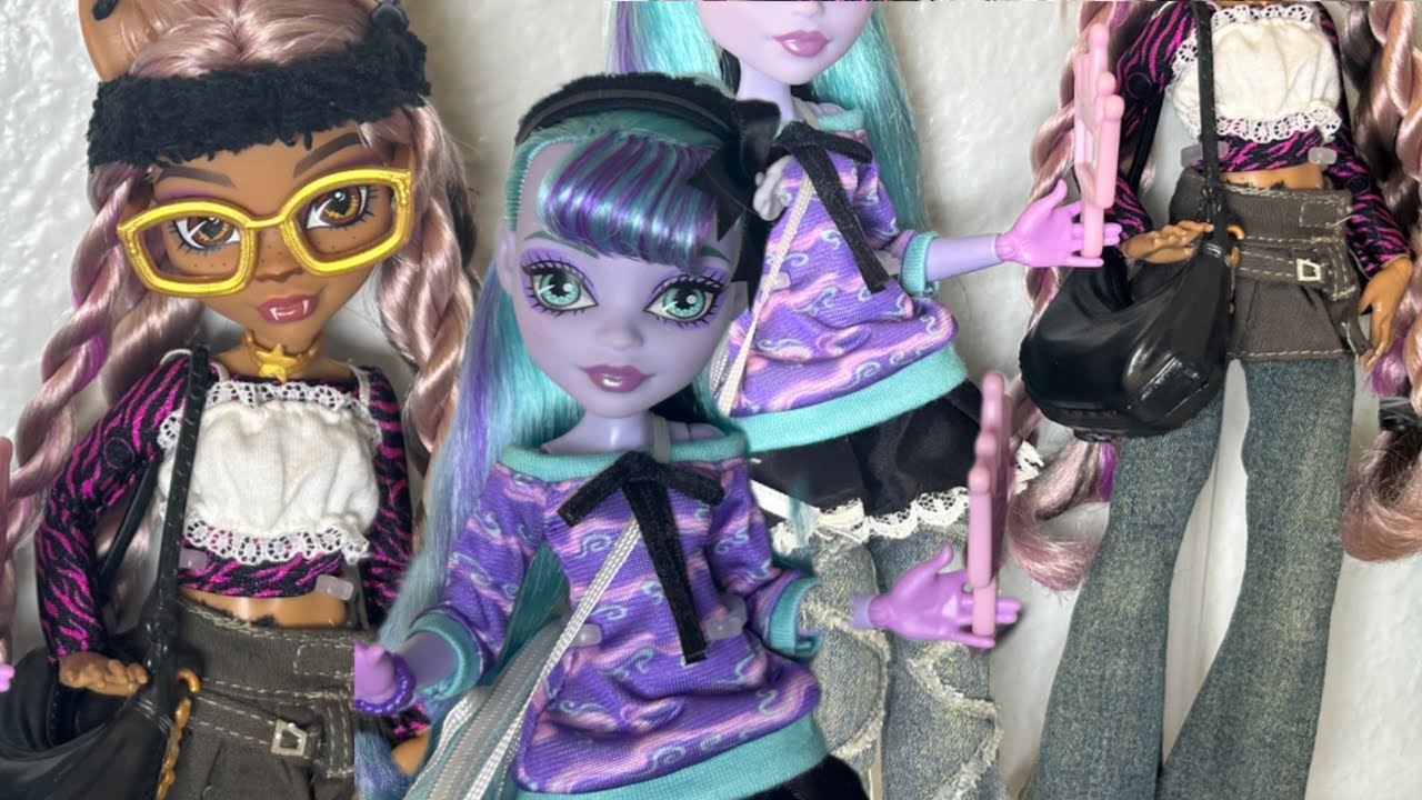 Arreglando el cabello de mis monster high + restyle ( ghoulstavo)