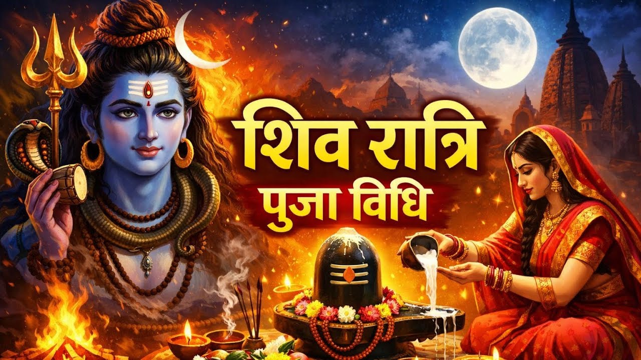 महाशिवरात्रि पूजा विधि 2026 | घर पर शिव पूजा कैसे करें | Step by Step Shivratri Puja Vidhi#shivratri