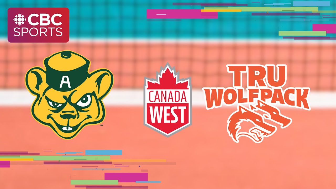 Canada West: Men's Volleyball - Alberta Golden Bears vs. Thompson Rivers WolfPack | #CBCSports