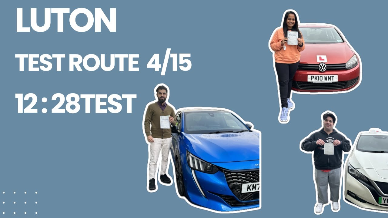 LUTON Test Route 4 (12:028  TEST) (FAST FORWARDED)