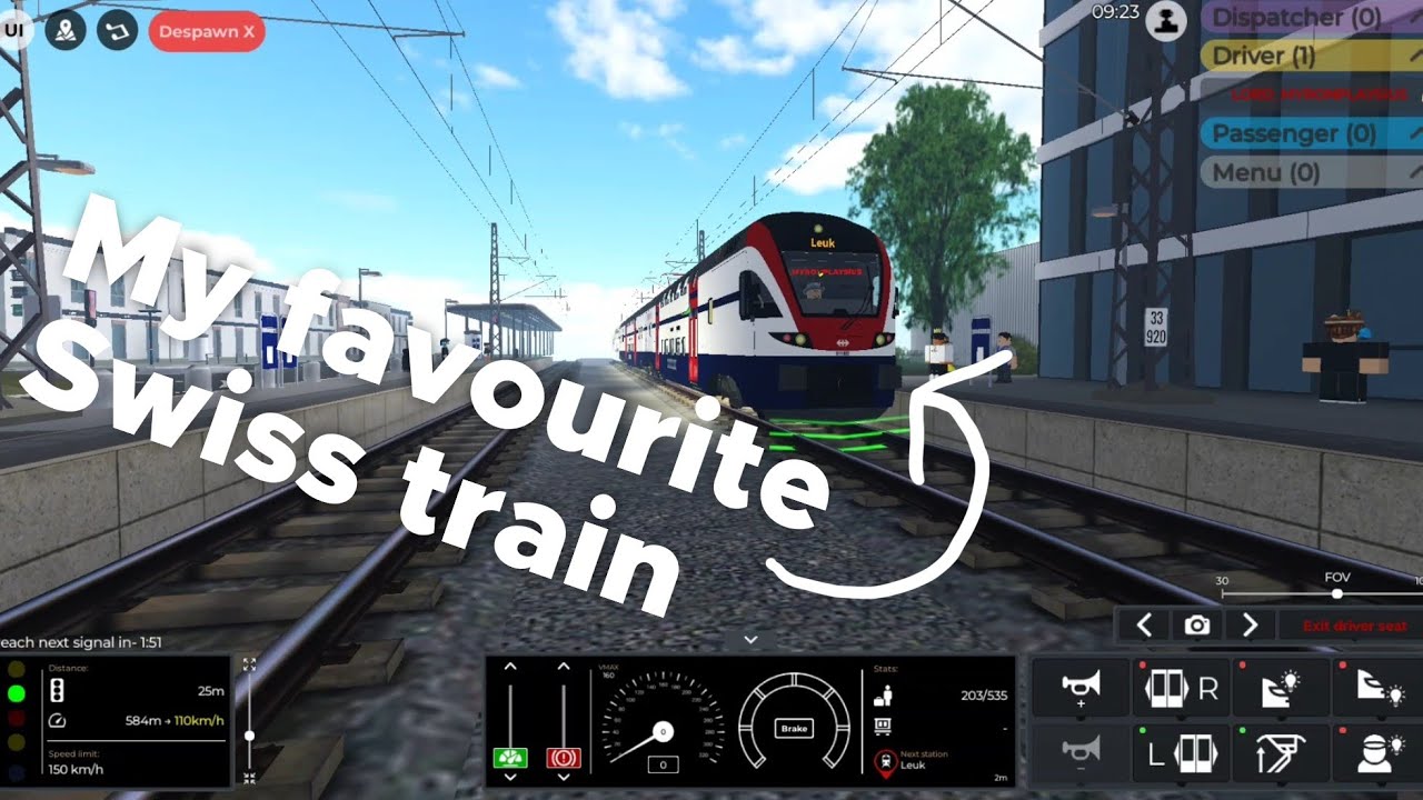 Driving the new Double-decker train in Train sim