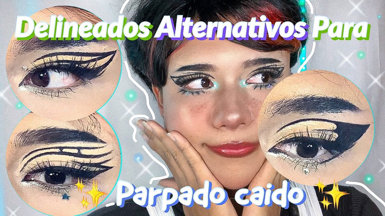 💙 3 DELINEADOS GRÁFICOS/ALTERNATIVOS para PÁRPADO CAÍDO ~ tutorial paso a paso (fácil) ✨♡