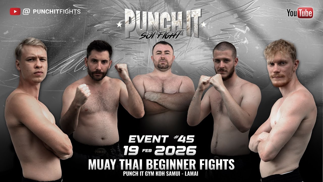 Muay Thai Livestream #45 - Punch it Soi Fight Thailand - Koh Samui
