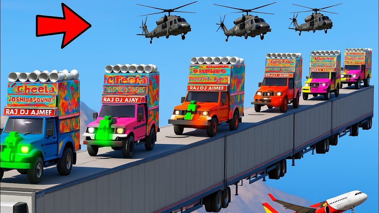 GTA 5 1$ Vs $500,000 😲 IMPOSSIBLE 😱 दुनिया का सबसे ऊंचा | Super Mega Ramp Challenge | Indian Top DJ