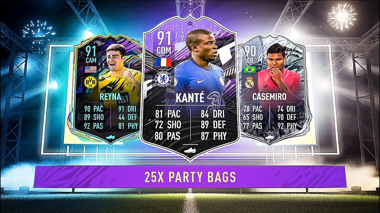 I OPENED 25X PARTY BAG PACKS AND THIS IS WHAT I GOT!!! (FIFA 21)