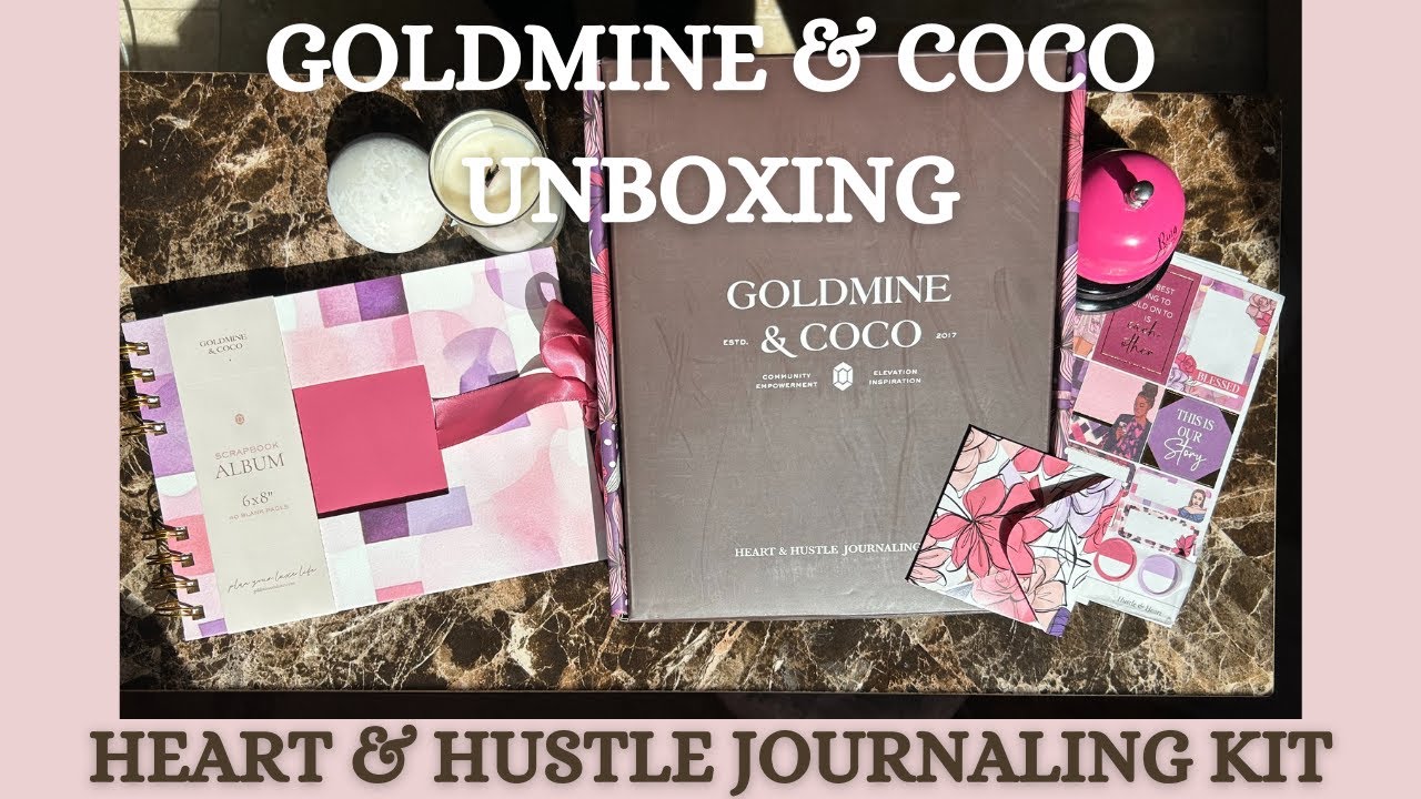 Goldmine and Coco Hustle and Heart Unboxing #planningcommunity