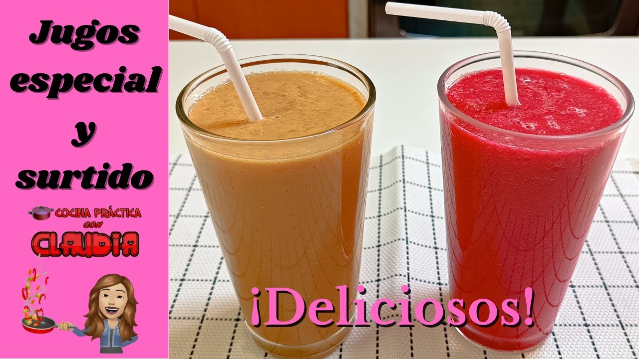 JUGOS: ESPECIAL Y SURTIDO  ¡DELICIOSOS!