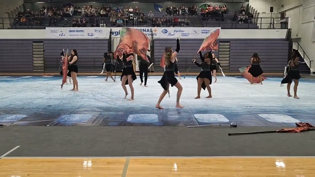 OFALLON WINTER GUARD WGI PRELIMINARY PERFORMANCE.