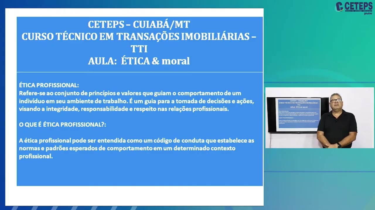 Ética Profissional  e Psicologia das Vendas