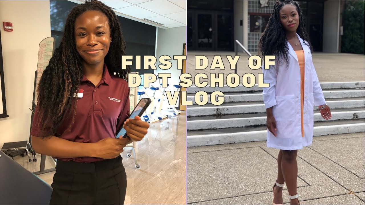 FIRST DAY OF PHYSICAL THERAPY SCHOOL | Vlog (quick & dirty)