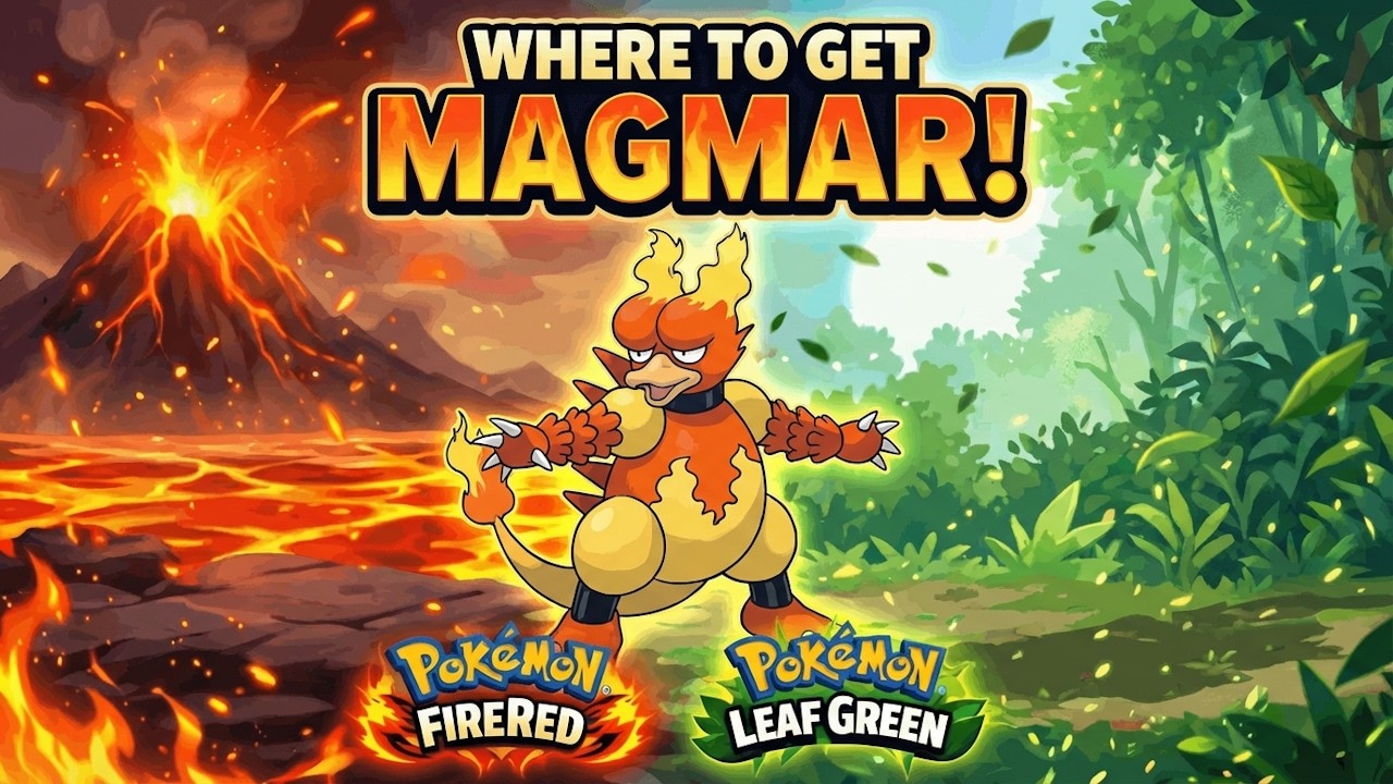 Where To Get Magmar In Pokemon Fire Red & Leaf Green