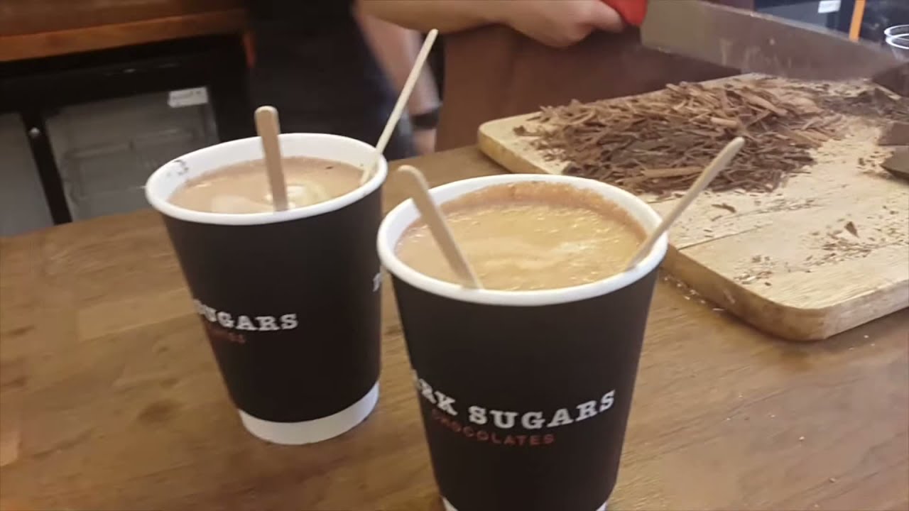 Amazing Hot chocolate drink In London @Dark Sugars Chocolates