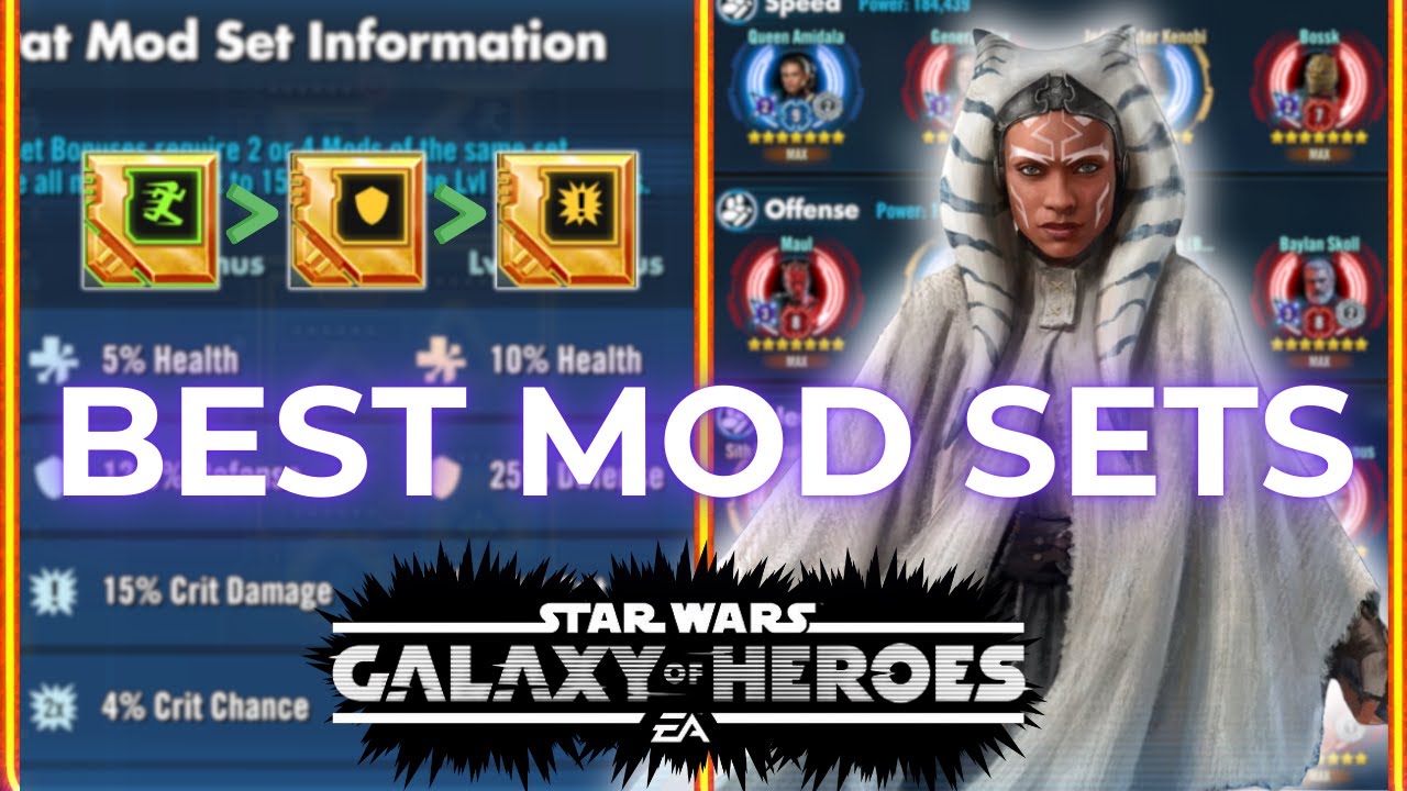 Ranking ALL 8 Mod Sets in SWGOH