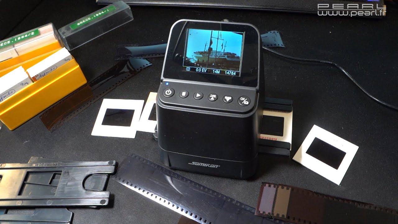 Scanner diapositives et négatifs 14 Mpx / 3200 dpi - numérisation archives images - [PEARLTV.FR]