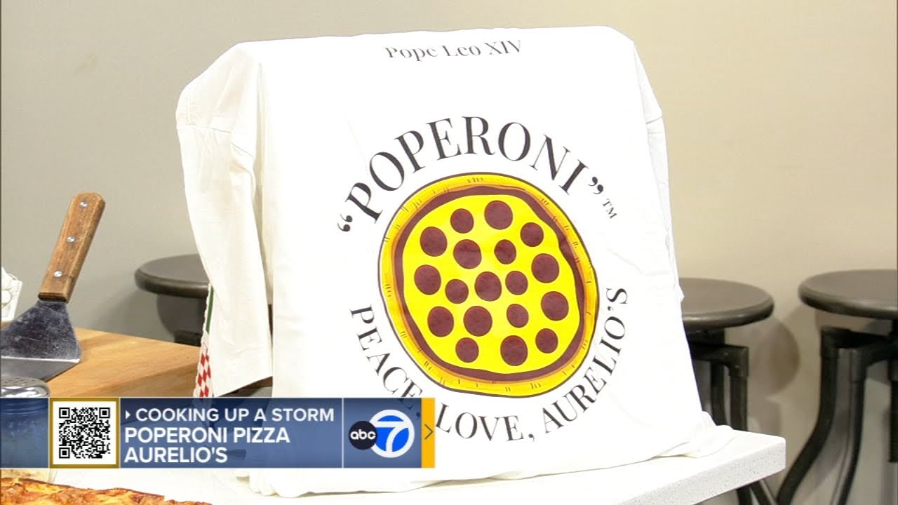 Aurelio's Pizza announces 'Poperoni' pizza after Pope Leo XIV