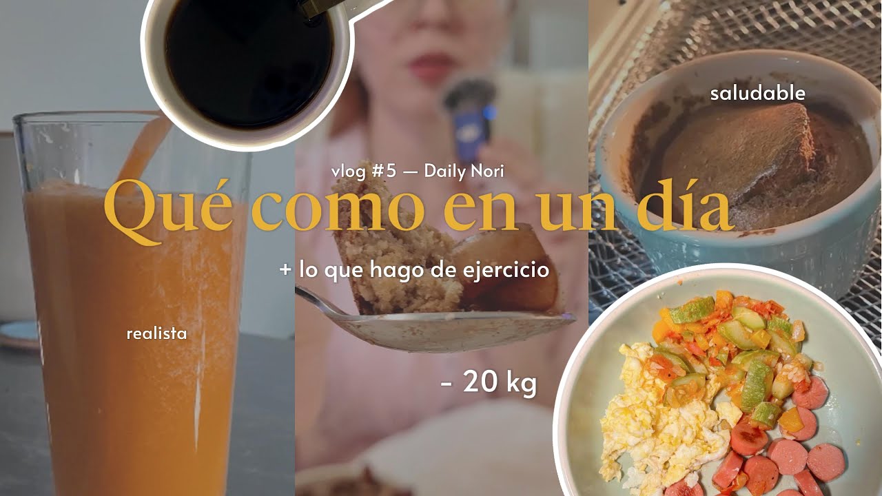 VLOG: Lo que como en un día ⋆˙ saludable + práctico ⋆˙ - 20 kg ⋆˙ @daily_nori