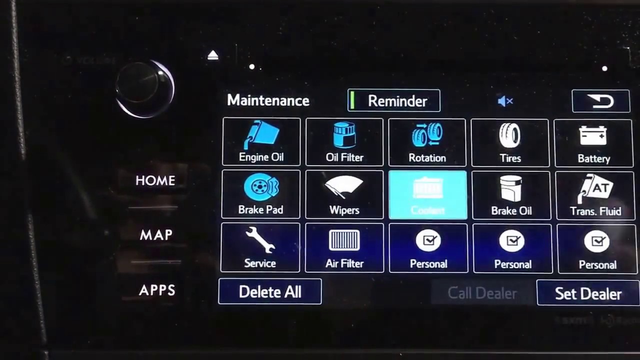 Subaru Maintenance reminder Fujitsu Ten 2015+ Legacy and Outback