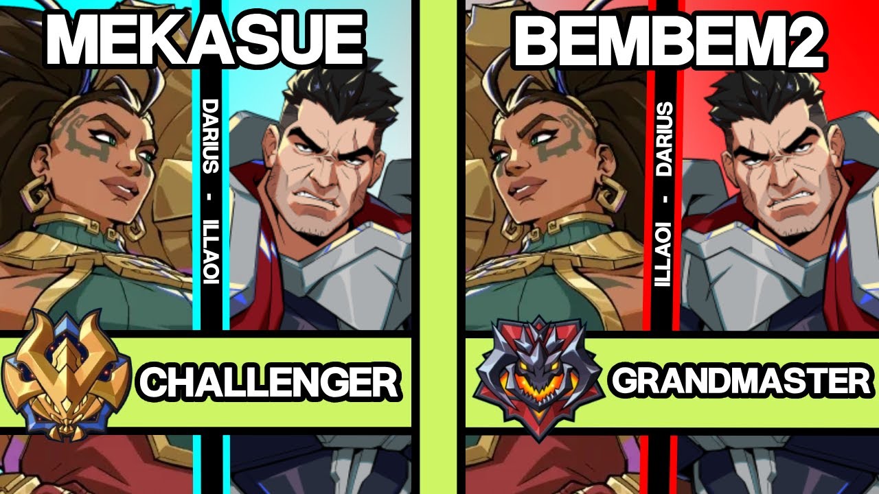 2XKO ▰ MEKASUE (Darius-Illaoi) vs BEMBEM2 (Illaoi-Darius) ▰ 2XKO Pro Replays