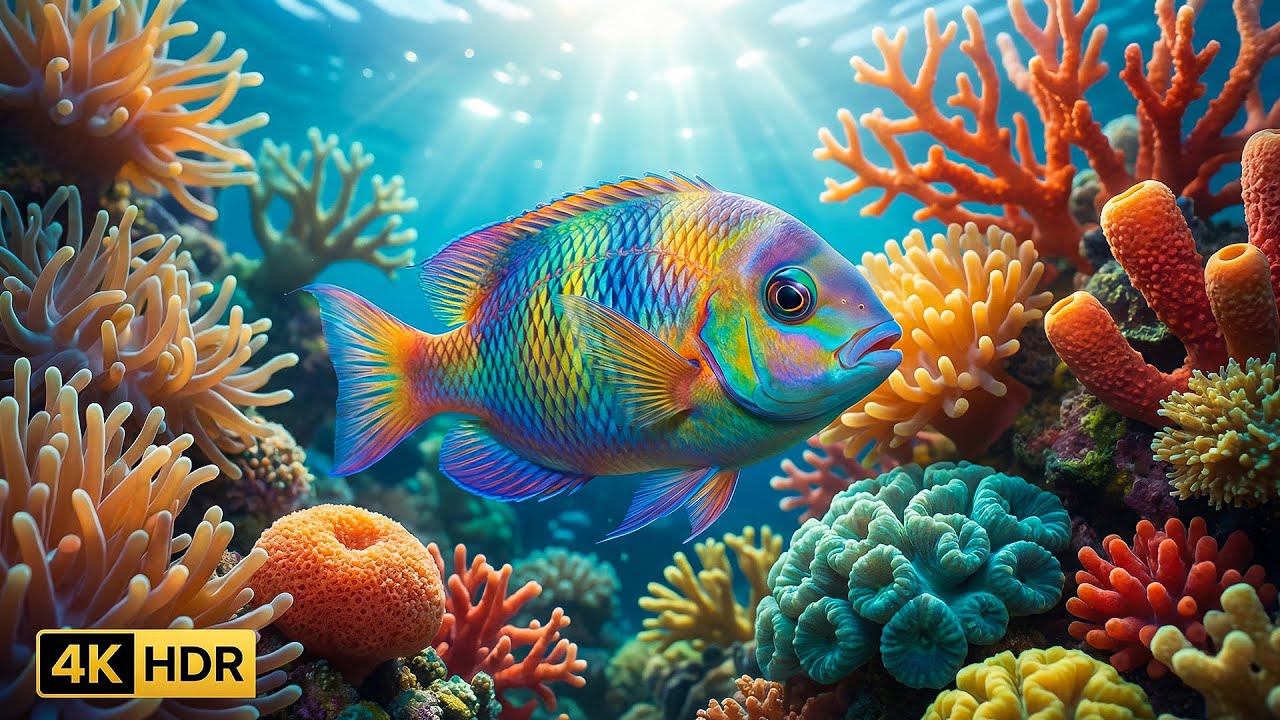 🌊 Ocean Wildlife 8K HDR | Underwater Visual Perfection | Dolby Vision 🐠✨